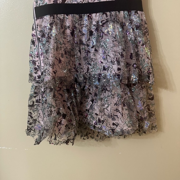 Self-Portrait Pink and Black Lace Dress - Picture 11 of 15